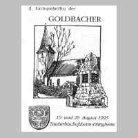 59-09-1001 1. Kirchspieltreffen 1995. Programmtitelseite  des ersten Kirchspieltreffen Goldbach.JPG